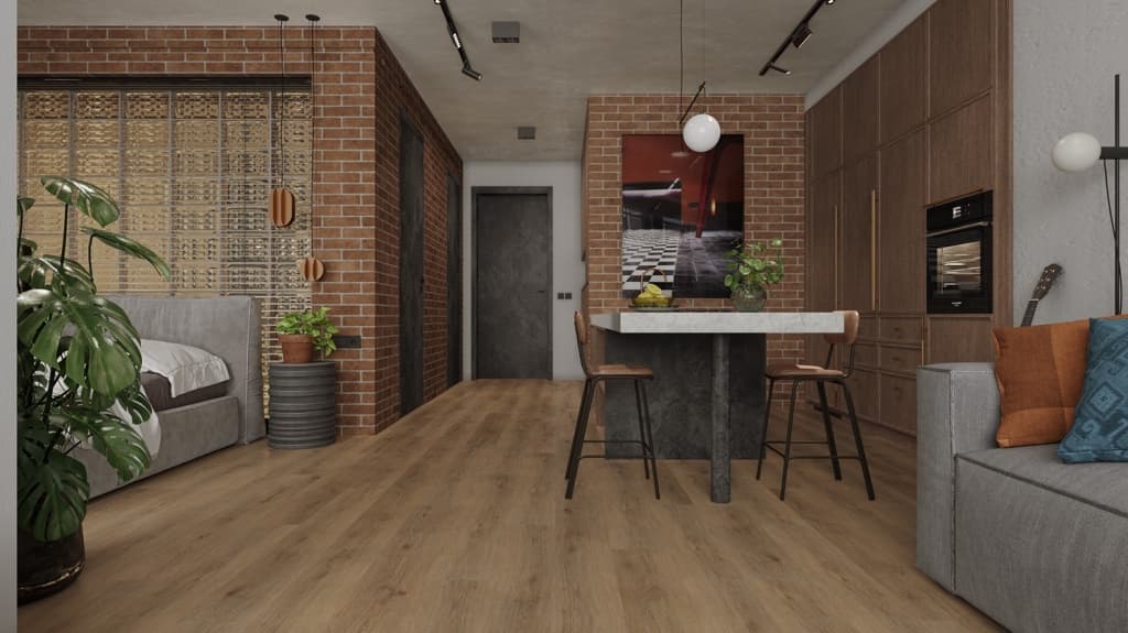 LVT плитка Дуб Рейсдал ЕСО 5-41